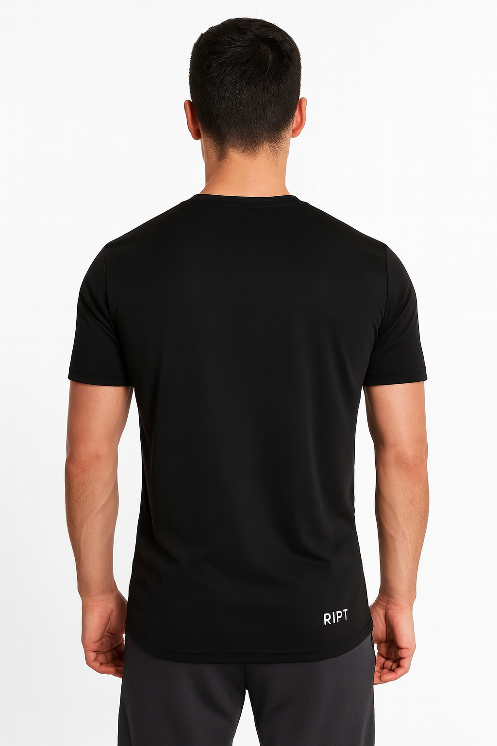 Sport T-shirt met korte mouwen zwart
